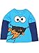 Sesame Street Cookie Monster Toddler Boys Long Sleeve Tee (2T, Light Blue)