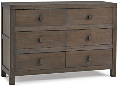 Ti Amo Castello RTA Double Dresser, Wire Brushed Brown