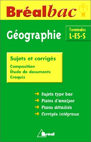 Une  année de géographie, Tle L-ES-S