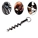 Elat Park Mini Red Wine Bottle Corkscrew Beer Cap Opener Keychain Keyring EDC Camping Tool