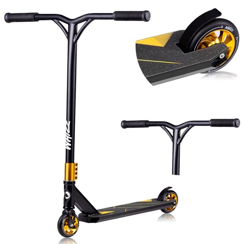 Lionelo WHIZZ Stunt Scooter, ABEC-9 Kugellager Aluminium Deck, 110mm Rollen