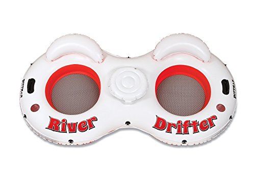 Pittman outdoors (ppi rd2) red/white river drifter float tube