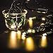 KingDom-LL 50 LED Bulbs Christmas Lights Plug in - AIDDOMM, LED Bulbs String Lights for Outdoor and Indoor, Party, Patio, Warm White, Green Wire, 25 Feet, UL Listed