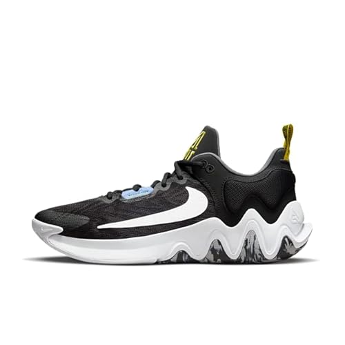 Nike Men's Dunk Low Shoes, Black White University Blue, in