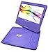 Sylvania SDVD7027 7-Inch Portable DVD Player with Car Bag/Kit, Swivel Screen, USB/SD Card Reader (Purple)