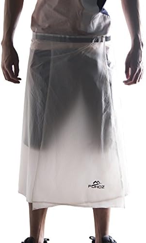 FOHOZ Rainwear Men's Waterproof Rain Pants Windblock Pant Liner Breathable Pants Riding Rain Pants Cycling Camping Hiking Rain Pants Rain Skirt Kilt