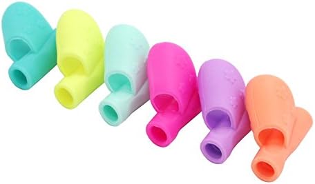 Qingo 4PCS Pencil Grips Children Pencil Holder Pen Writing Aid Grip Posture Correction Tool Silicone Pencil Grips For Students Kindergarten Kids
