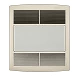 Broan QTR110L Ultra Silent Bath Fan, 110 CFM, White Grille