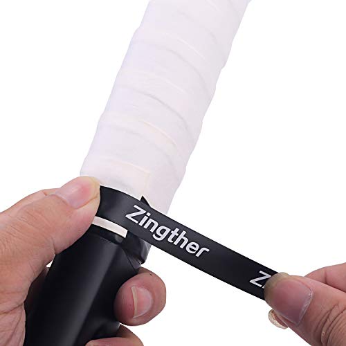 Zingther Premium Super Tacky Professional Tennis Racket Grip Tape Bulk Bundle Pack, Badminton Racket/Racquetball Squash Racquet Wrap Overgrip (24 Grips,Black)