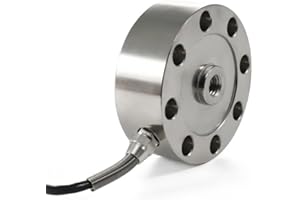 QILICHUANGAN Spoke Type Load Cell Sensor, Tension Compression Force Weight Pressure Sensor for Scale,High Accuracy 0.2%,Diameter 72mm Height 28.5mm (0-500KG)