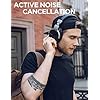 Mixcder-E7-Active-Noise-Cancelling-Headphones-Bluetooth-50-Wireless-Over-Ear-Headset-with-Hi-Fi-Deep-Bass-30-Hours-Playtime-Quick-Charge-CVC80-Mic-for-PCCell-PhonesTV-Black Mixcder E7 Active Noise Cancelling Headphones Bluetooth 5.0 Wireless Over Ear Headset with Hi-Fi Deep Bass, 30 Hours…