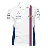Williams Martini Racing Team Zip Polo Shirt