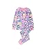 Hatley Girls' Organic Cotton Long Sleeve Printed Pajama Sets