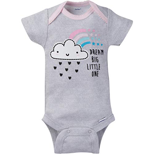 3 Gerber+Short+Sleeve+Onesies+Bodysuit+Preemie