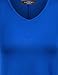 MBJ WT827 Women's Summer Sleeveless Tunic Casual V-Neck T-Shirt Tank Tops Blouse XL Royal_Brite