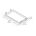 Bush Business Furniture Universal Pencil Drawer, Desk Accessories for Home or Professional Office, Black