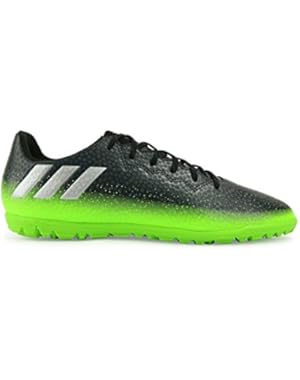 Kids Messi 16.3 Turf Soccer Shoes Dark Grey/Silver Metalic/Solar Green Soccer Shoes