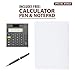 Portfolio Padfolio Folder Zippered Organizer, Leather Business Resume Folder & Case, 13 Inch Laptop Sleeve and Ipad Stand Bonus: Writing Pad, Calculator and Ballpoint Pen