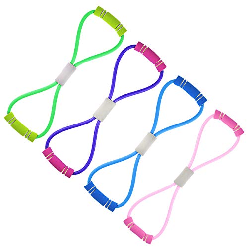 NICROLANDEE-Pulling-Exercise-Rope-8-Shaped-Fitness-Pulling-Rope-Yoga-Elastic-Rubber-Tension-Band-for-Fitness-Equipment-Supplies-4-Pcs