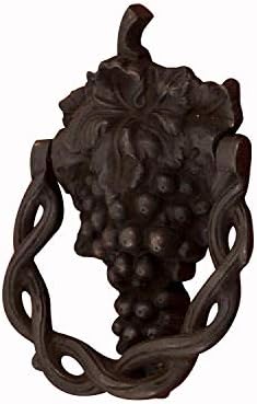 Casa Hardware Solid Bronze Grapevine Door Knocker - Dark Bronze