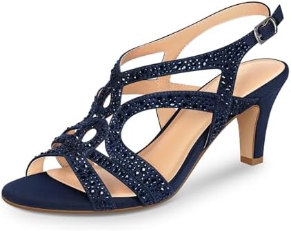 easy street flattery women's evening dress heels Amazon.com | Easy Street Women's, Flattery Evening Sandal Silver 6.5 N