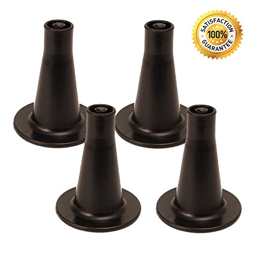 Bed Frame Feet That Replace Your Wheels. Replacement Feet Allow Your Bed To Be Stationary Without Damaging Your Floor. Set of 4