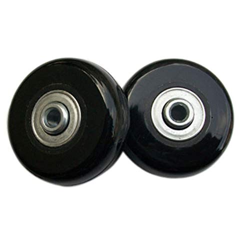 2 Sets Of Durable Luggage Suitcase Replacement Wheels Axles Deluxe Repair Tool 50 X 15mm