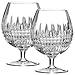 Waterford Lismore Diamond Brandy, Set of 2