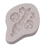 Rurah Totem Flower Silicone Fondant Molds Chocolate Candy Soap Cake Decorating Tools,light Grey