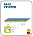Disney Apple iPhone 5W Power Adapter Skin Sticker Decoration Wrap -Sticker Only Not Include USB (Toy Tory Alien)