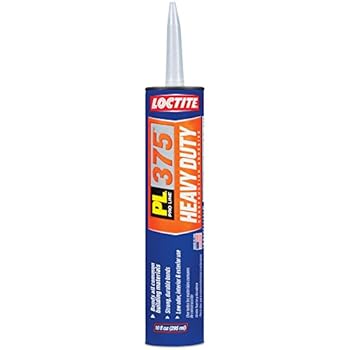 Loctite PL 375 Heavy Duty VOC Latex Construction Adhesive 10-Ounce Cartridge (1964642)