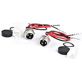 2 pack of 1Z 3 Pin 2 Wire Connector Plug JACK Electric Gas Scooters Razor Socket Battery Charger RAZOR E Scooter