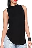 Pink Queen®Women's Sleeveless Halter Backless Tank Tops T shirt