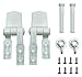 Aqua Plumb C0909 Plastic Toilet Seat Hinges, 5 x 7.5 x 1 inches, White, 2 Count primary