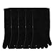 Lookatool MenMesh Meias Sports Running Five Finger Toe Socks (5Pairs A)