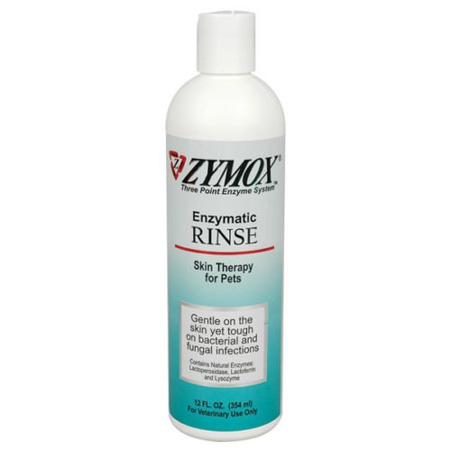 Zymox Enzymatic Medicated Rinse Skin Therapy for Pets 12 oz