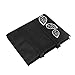 Bekith 9 Pack Reusable Grocery Bags, Large Heavy Duty Collapsible Shopping Bags, Grocery Tote Bags with Reinforced Handles For Shopping Groceries Clothes Vegetables Fruits, Black