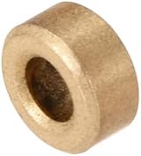 sourcing map Sintered Bronze Bushings 6pcs 4mm Bore 8mm OD 4mm Length view 2