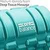 Core Balance Foam Roller for Deep Tissue Muscle Massage, Trigger Point Grid Sports Massager, Fitness Gym Physio
