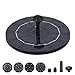AISITIN Solar Fountain Pump, 3.5W Circle Solar Water Pump Floating Fountain Built-in Battery 1500mAh, with 6 Nozzles, for Bird Bath, Fish Tank, Pond Garden Decoration
