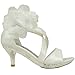 Kids Dress Sandals Girls Clear Rhinestone Low Heel side Flower Back Zipper