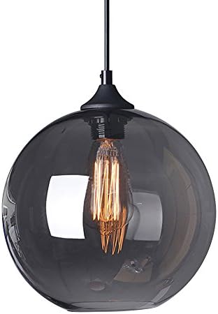 Zekoo ペンダントライト 引掛シーリング 天井照明 吊り下げライト ランプシェード 北欧 カフェ風 おしゃれ 照明器具 リビング 和室 寝室 洋室 ガラス E26口 Led対応 ダイニング照明 シンプル かわいい 間接照明 コード長さ調節可能 丸形