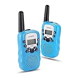 Joylor 2-Way Walkie Talkie Toy with 3-5 Km Range, Blue (Pack of 2)