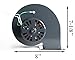FREE OVERNIGHT SHIPPING! - PelletStovePro - Whitfield Profile 20 & 30 Stove Room Air Convection Blower Fan - 12146109, 12126109