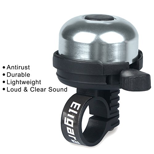 image for Eligara Bicycle Bell by Aluminum Alloy Bike Bell with Loud, Long, Cris