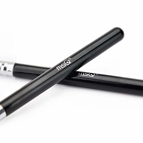 MSQ Eye Brushes 6pcs Eyeshadow Set Eyebrow Brush Makeup Brushes Eyeliner Brush for Eyeshadow, Eyebrow, Eyeliner, Blending, Concealer-Black (6PCS Eye Brush) - Thumbnail 4