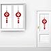Boao 4 Pieces Chinese New Year Decorations Hanging 2021 Fu Chinese Festival Wall Ornament with Chinese Knot Pendant Year of The Ox Good Luck Ornaments for Home Office Restaurant Decor