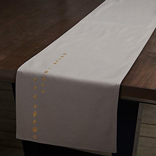 Linen embroidered table runner/ flag/ flag/ Gabe/ decorative/ table/ table-A 36x229cm(14x90inch)