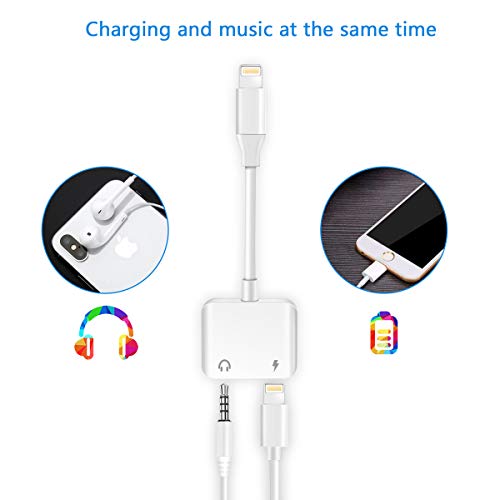 image for Ambrrhty Headphone Adapter for iPhone Adaptor to 3.5mm Converter Earph