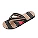 Todaies,Men Summer Round Toe Shoes Mixed Colors Sandals Male Slipper Indoor Or Outdoor Beach Flip Flops